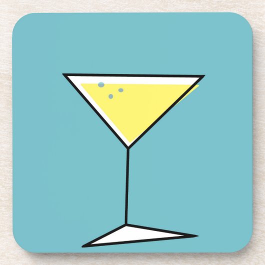 Retro Martini Onderzetters (Voorkant)