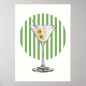 Retro Martini Poster (Voorkant)
