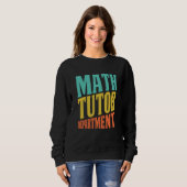 Retro Math Teacher Department Education  Vintage M Trui (Voorkant volledig)