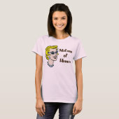 Retro Matron of Honor T-shirt (Voorkant volledig)