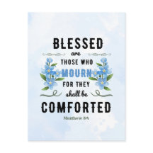 Retro Matteüs 5:4 Bijbelvers