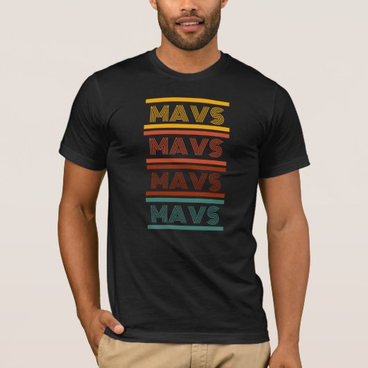 Retro Mavs T-shirt (Voorkant)