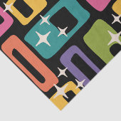 Retro MCM Abstract atoomouderingspatroon Tissuepapier (Detail)