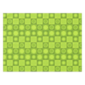 Retro MCM geometrisch patroon Chartreuse Tafelkleed (Voorkant (Horizontaal))