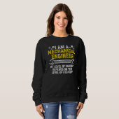 Retro Mechanical Engineer Level of Sarcasm Enginee Trui (Voorkant volledig)