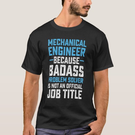 Retro Mechanical Engineering T-shirt (Voorkant)