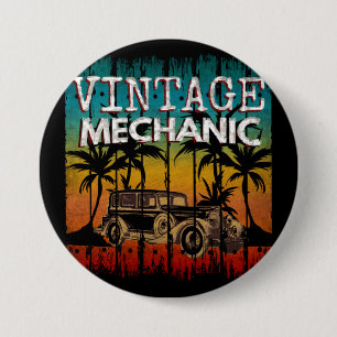 RETRO MECHANICUS RONDE BUTTON 7,6 CM