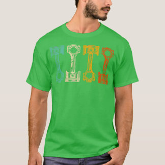 Retro mechanische tuner t-shirt
