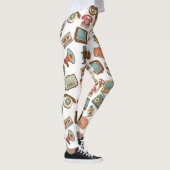 Retro Media Motif leggings (Droite)