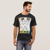 Retro Meerkat Geweldige Design Pres T-shirt (Voorkant volledig)