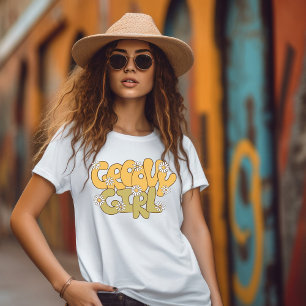 Retro Meisje Retro Daisy T-shirt