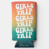 Retro Meisjes Reis Beste Vrienden Aangepast (Voorkant)