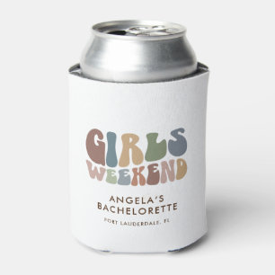 Retro Meisjes Uitstap Vrijgezellenfeest Bruid Blikjeskoeler