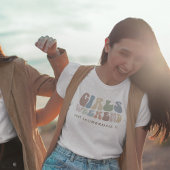 Retro Meisjesweekend Afstuderen Bruid T-shirt