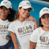 Retro Meisjesweekend Afstuderen Bruid T-shirt