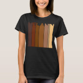 Retro Melanin Black History-maand T-shirt (Voorkant)