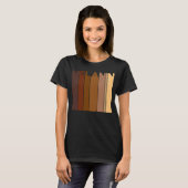 Retro Melanin Black History-maand T-shirt (Voorkant volledig)