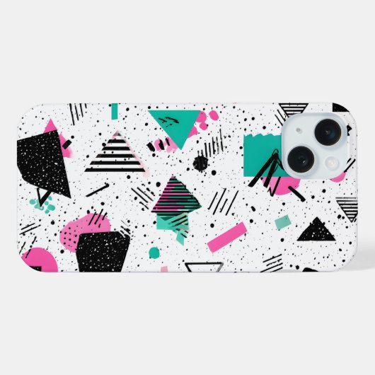 Retro Memphis Geometric Pattern (Verso Horizontal)