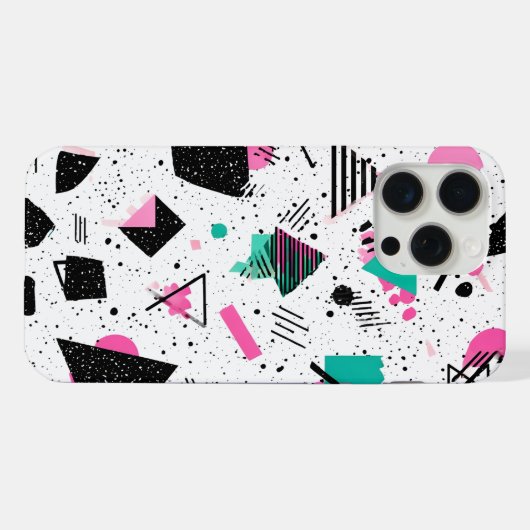 Retro Memphis Geometric Pattern (Verso Horizontal)