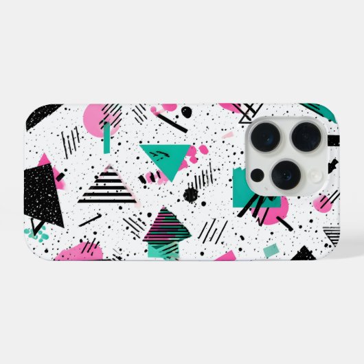 Retro Memphis Geometric Pattern (Verso Horizontal)