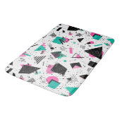Retro Memphis Geometric Pattern Badmat (Gekanteld)