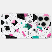 Retro Memphis Geometric Pattern Case-Mate iPhone Case (Achterkant (horizontaal))