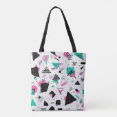 Retro Memphis Geometric Pattern Draagtas (Achterkant)