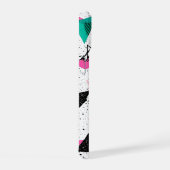 Retro Memphis Geometric Pattern iPhone 15 Hoesje (Rechterkant)