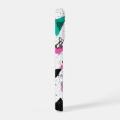 Retro Memphis Geometric Pattern iPhone Hoesje (Rechterkant)