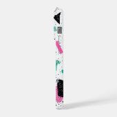 Retro Memphis Geometric Pattern iPhone Hoesje (Linkerkant)