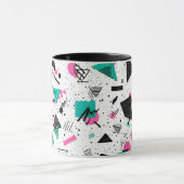Retro Memphis Geometric Pattern Mok (Midden)