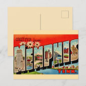 Retro Memphis Groet Ansichtkaart Briefkaart (Voorkant / Achterkant)