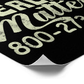 Retro Mental Health S 800-273-8255 Awareness Poster (Hoek)