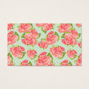 Rétro menthe vintage élégante de rose d'impress