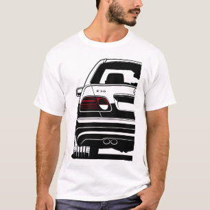 Retro Mercedes W210 artwork T-shirt