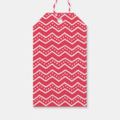 Retro Merry Christmas Gift Labels Cadeaulabel (Achterkant)