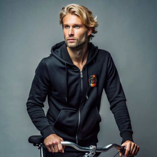 Retro Mesabi Range Fietsroute Hoodie