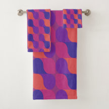 Retro Metaballen Abstract Geometrisch Patroon