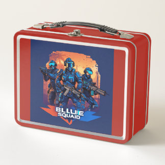 Retro metalen lunchbox: klassieke stijl, modern