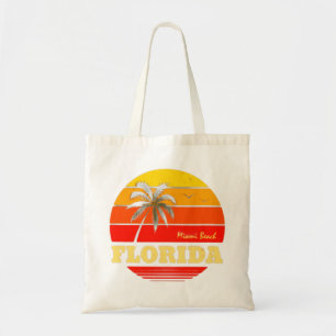 Retro Miami Beach Florida Tote Bag