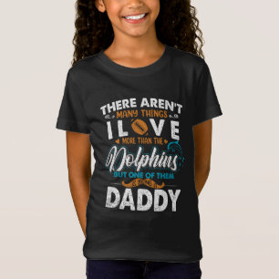 Retro Miami Dolfijn Vaderdag T-shirt