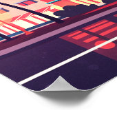 Retro Miami Poster (Hoek)
