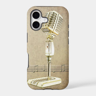 Retro Microfoon Design