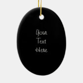 Retro microfoon op werkgebied keramisch ornament (Achterkant)