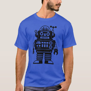 Retro Mid Century Geïnspireerde Robot T-shirt