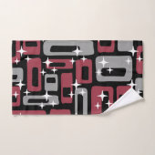 Retro Mid Century Modern Abstract Bad Handdoek (Handdoek)