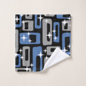 Retro Mid Century Modern Abstract Bad Handdoek (Wasdoekje)