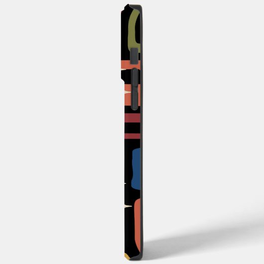 Retro Mid Century Modern Abstract Case-Mate iPhone Case (Achterkant / Links)