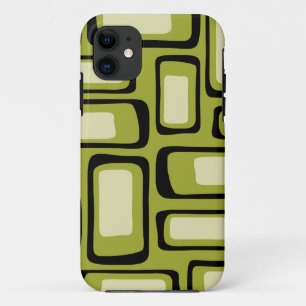 Retro Mid Century Modern Abstract iPhone 11 Hoesje