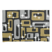 Retro Mid Century Modern Abstract Kussensloop (Voorkant-Rechts)